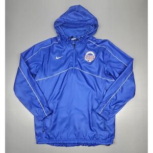 Nike 2013 New York All Star Game Jacket Mens Medium Blue Hooded Windbreaker